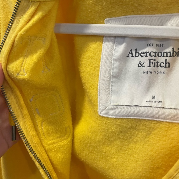 abercrombie and fitch yellow zip up jacket - Picture 5 of 6